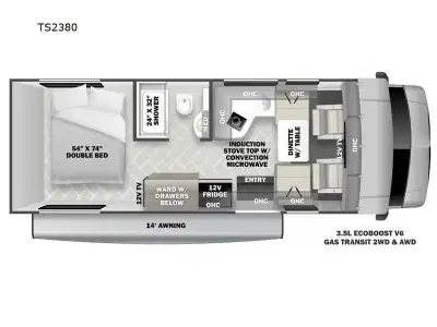 Please Call Us At 613.851.7326 with any questions? Forest River Sunseeker TS Class C gas motorhome T...