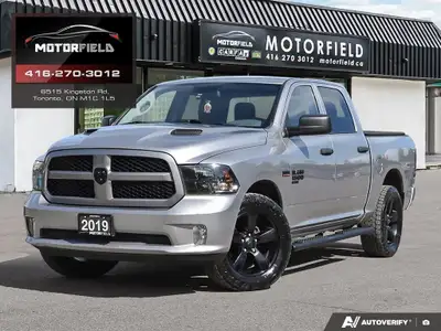 Ram 1500 Express w/ Night Edition Package! 4X4 - Wheel & Sound Package - Accident-Free! Sub Zero Pac...