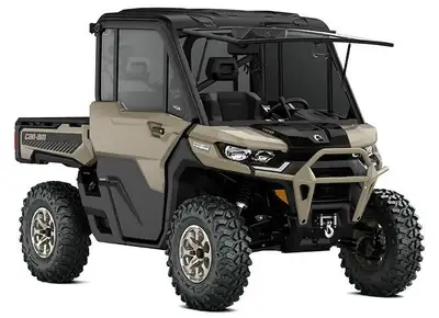 CAN-AM Defender LIMITED CAB HD10 2025 CLIMATISATION OFFERTE DE SÉRIE. Travaillez et déplacez-vous da...