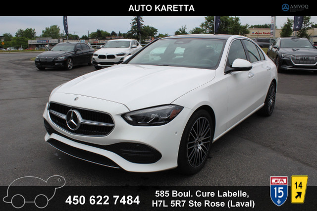2023 Mercedes c300 4matic panoramic navi cam 360 clean carfax in Cars & Trucks in Laval / North Shore