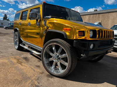 2006 Hummer H2*CUSTOM WHEELS*CHROME GOLD WRAP* ONLY$29999