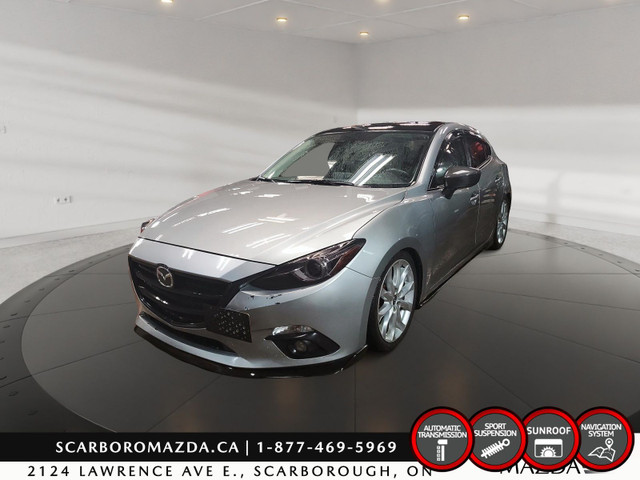 2014 Mazda Mazda3 GT-SKY GT|AUTO|NAV|SUNROOF|LOWER|A/M INTAKE an in Cars & Trucks in City of Toronto - Image 3