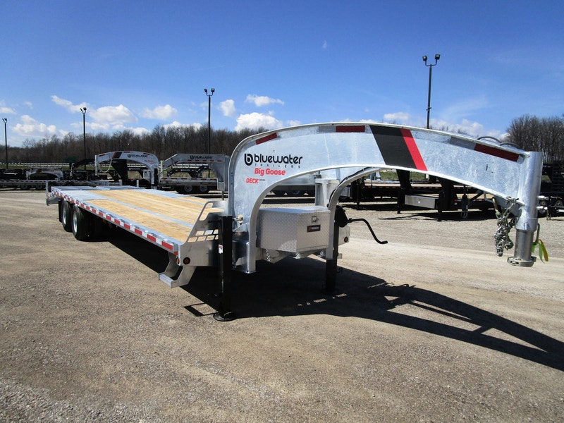 2024 KTrail Galvanized Beavertail Gooseneck Trailer 28,075 Lb