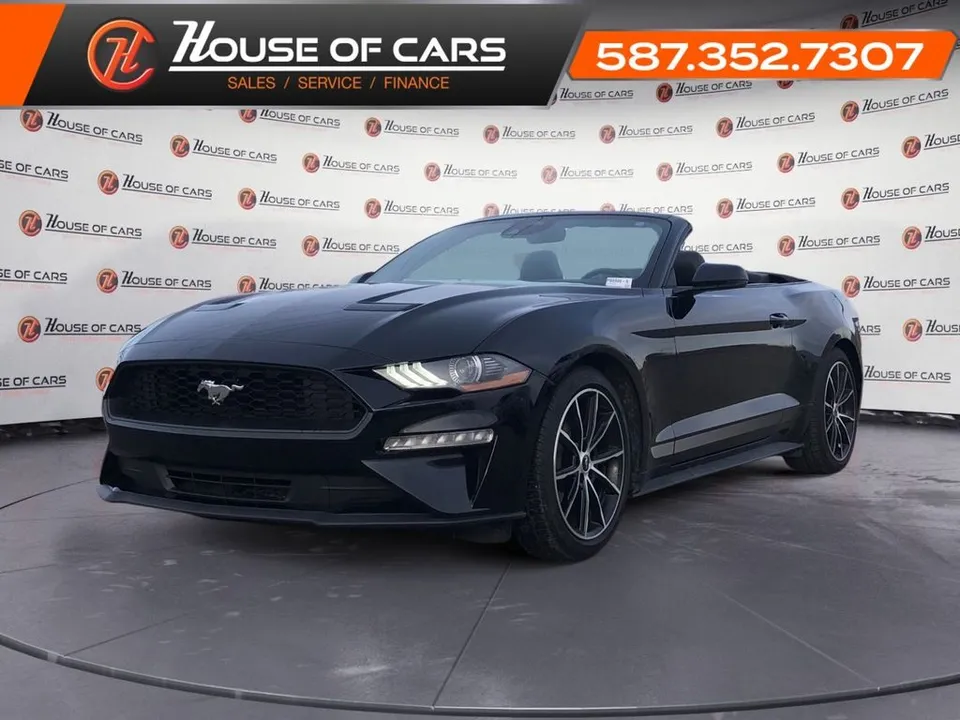2022 Ford Mustang EcoBoost Convertible / Leather