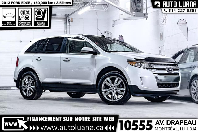 2013 FORD Edge Limited AWD/GPS/TOIT PANO/CUIR/CAMERA/DEMARREUR in Cars & Trucks in City of Montréal