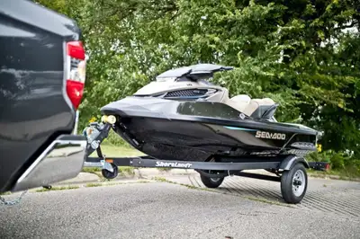 2024 Mayhem deluxe 1500lb 3 seater pwc trailer $1399!!!! Truck load sale!!!! Doubles also available...