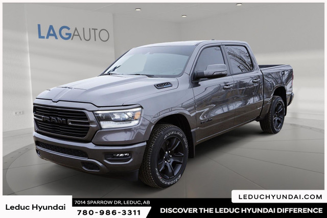 2024 Ram 1500 Sport 20-inch black wheels, Uconnect 5 NAV system  in Cars & Trucks in Edmonton