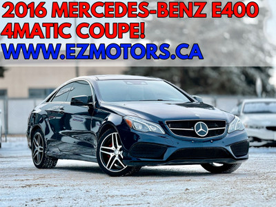 2016 Mercedes-Benz E-Class E400 4MATIC COUPE/ONE OWNER/ACCIDENT 