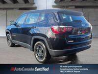 Recent Arrival! Diamond Black Crystal Pearlcoat 2022 Jeep Compass Sport FWD 6-Speed Aisin Automatic... (image 4)
