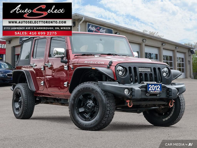 2012 Jeep Wrangler Unlimited Rubicon 4x4 - 1 Owner - Well Mai... in Cars & Trucks in City of Toronto