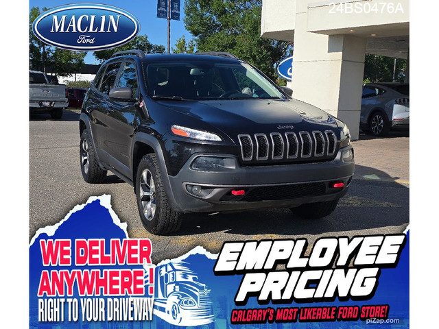 2016 Jeep Cherokee TRAILHAWK 3.2L V6 | HEATED LEATHER | REMOTE S in Cars & Trucks in Calgary