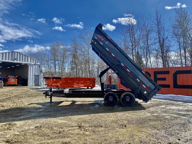 2024 Horizon Trailers 81''X16' DUMP BOX W/ 3' HIGH SIDES 21000 G in Cargo & Utility Trailers in Strathcona County