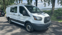 2016 FORD TRANSIT T-150 130" CARGO VAN 3.7L V6 353 000 KM AUTOMATIQUE BLANC INT NOIR EN TISSUE TOUTE... (image 7)