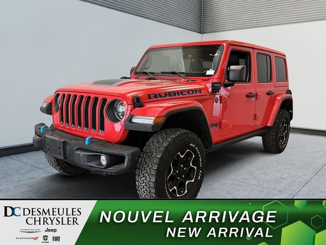 2022 Jeep WRANGLER 4XE Unlimited Rubicon 4x4 Hybride Toit rigide in Cars & Trucks in Laval / North Shore
