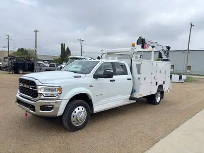 2024 Ram 5500 Crew Cab SLT 4x4 Service Truck, !!!Unused New Rig Up!!!, 6.7L Cummins Diesel, Auto, Lo...