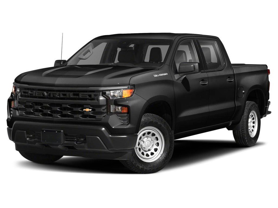 2022 Chevrolet Silverado 1500 Custom 4WD / REAR CAMERA / BLAC...