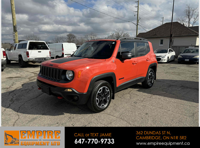 2015 JEEP RENEGADE TRAILHAWK 4X4 *ONE OWNER* in Cars & Trucks in Cambridge