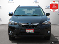 New Price! Odometer is 32211 kilometers below market average! Crystal Black Silica 2021 Subaru Cross... (image 7)