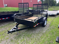 2023 Canada Trailers 5 x 8 Steel Side Utility Trailer - 3k Axle