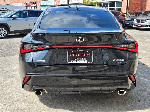 2021 Lexus IS IS 300 AWD-F SPORT-SUNROOF-NAVI-WHITE INTERIOR in Cars & Trucks in City of Toronto - Image 4
