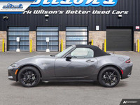 Check out this certified 2021 Mazda MX-5 GS in Manual! | Carplay + Android Auto | 17 Black Alloys |... (image 1)