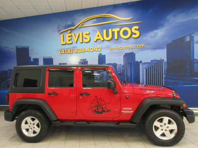JEEP WRANGLER 2012 UNLIMITED SPORT AUTOMATIQUE SEULEMENT 136000  in Cars & Trucks in Lévis