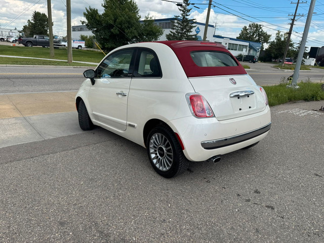 2012 FIAT 500c Lounge 1.4L FWD Convertible in Cars & Trucks in Calgary - Image 2