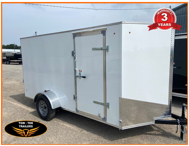 2024 Tow-Tek Titan 6 x 12 Steel Cargo trailer 3 year warranty! in Cargo & Utility Trailers in Mississauga / Peel Region