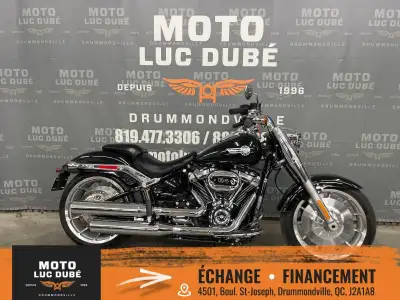 Harley-Davidson FLFBS Fat Boy 114 2022 SEULEMENT 4 002 KM MOTO CANADIENNE ALARME MOTEUR 114 MILWAUKE...