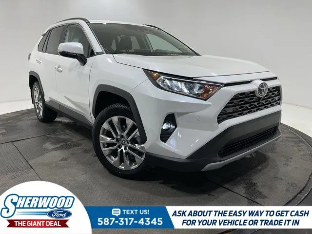 2021 Toyota RAV4 Limited- $0 Down $191 Weekly, Leather, Moonroof