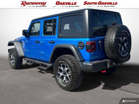 2023 JEEP WRANGLER RUBICON 4-DOOR 4X4 - Hydro Blue Exterior Black Leather Bucket Seats with Rubicon... (image 3)