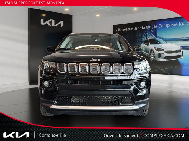 2022 Jeep Compass Limited 4x4 Cuir Toit Pano Mags Bas kilo in Cars & Trucks in City of Montréal - Image 2