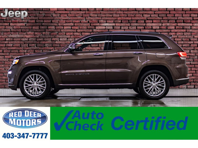 2018 Jeep Grand Cherokee 4x4 Summit Leather Roof Nav BCam TV's in Cars & Trucks in Grande Prairie