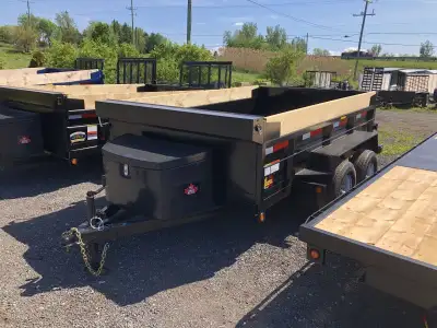 Miska 5 Ton Scissor Lift GD Dump Trailer - starting at just $7,495.00 Finance from $200.00/month OAC...