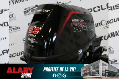 Ce moteur hors-bord MERCURY 9.9ELPT CT 2024 est disponible DÈS MAINTENANT! Contactez-nous au 450-420...