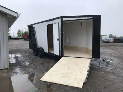 LEGACY 7' x 23' DRIVE-IN/DRIVE-OUT MULTI-SPORT TRAILER! This great aluminum trailer is perfect for s...