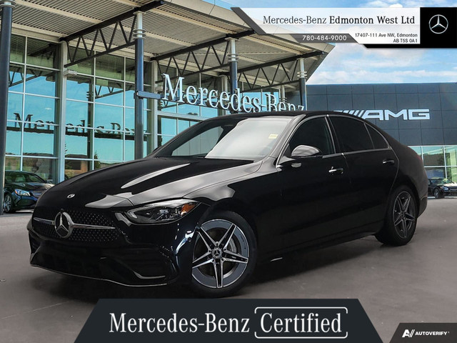 2024 Mercedes-Benz C 300 4MATIC Sedan - Low Kms - Exclusive Trim in Cars & Trucks in Edmonton