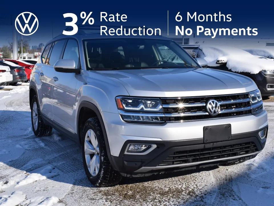 2018 Volkswagen Atlas Highline | Clean Carfax | Tow Package | Cr