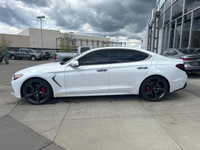 2019 Genesis G70 3.3T Sport V6 4D Sedan AWD 8-Speed Automatic Casablanca White We want your vehicle!... (image 5)