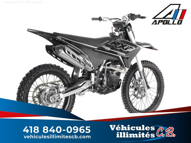 2023 Apollo Motors RXF 250 DEMARREUR ELECTRIQUE in Dirt Bikes & Motocross in Québec City