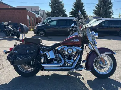 Check out this 2014 Harley-Davidson Heritage Softail 103cu with only 17,592 miles. Be sure to follow...