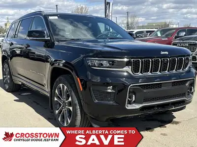 EXECUTIVE CROSSTOWN DEMO! This 2024 JEEP GRAND CHEROKEE L OVERLAND 4X4 has the following options Nap...