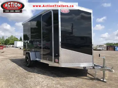 LEGACY SERIES ALL ALUMINUM FRAME 6' X 12' SINGLE AXLE CARGO WITH BARN DOORS AND POLYCORE PANEL UPGRA...