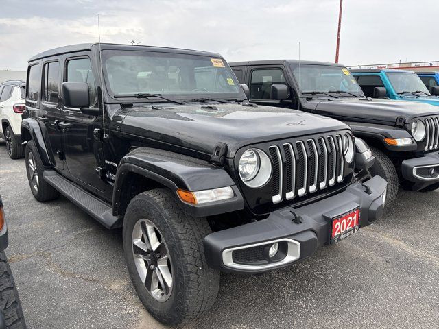 2021 Jeep Wrangler UNLIMITED SAHARA**4X4**V6**LEATHER**BLIND in Cars & Trucks in Mississauga / Peel Region - Image 3
