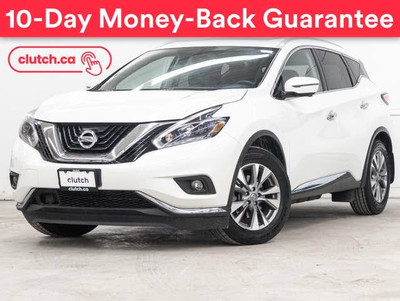 2018 Nissan Murano SL AWD w/ Apple CarPlay & Android Auto, Rearv