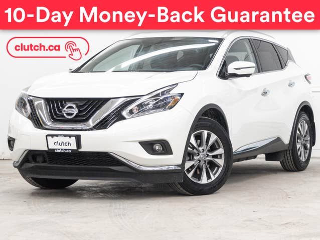 2018 Nissan Murano SL AWD w/ Apple CarPlay & Android Auto, Rearv in Cars & Trucks in Bedford
