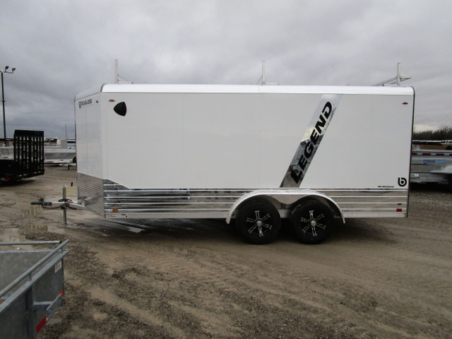 2023 Legend 8 Wide Aluminum Deluxe V-Nose - 8' x 19'! in Cargo & Utility Trailers in Barrie - Image 3