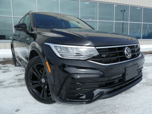 2023 Volkswagen Tiguan R-Line, Panoramic Sunroof, Heated Leather, Low KM