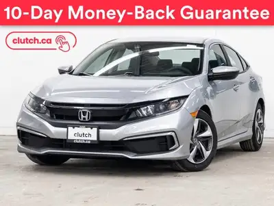 2020 Honda Civic Sedan LX w/ Apple CarPlay & Android Auto, A/C, 