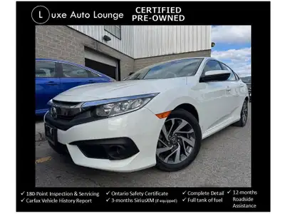 Check out this well-equipped and well cared for 2018 Honda Civic EX sedan! This one has everything y...